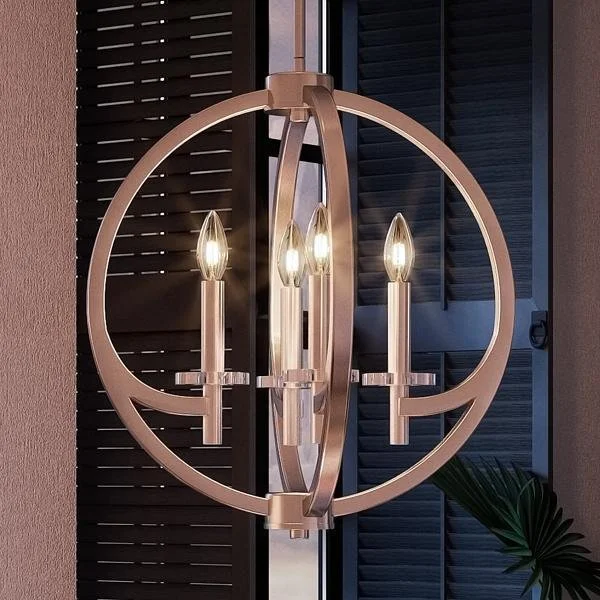 Chandeliers with Adjustable Height for Custom InstallationChandeliers with Adjustable Height for Custom InstallationUQL2550 Globe Chandelier, 19.5"H x 18"W, Brushed Nickel Finish, Denver Collection Chandeliers with Adjustable Height for Custom InstallationChandeliers with Adjustable Height for Custom InstallationUQL2550 Globe Chandelier, 19.5"H x 18"W, Brushed Nickel Finish, Denver Collection