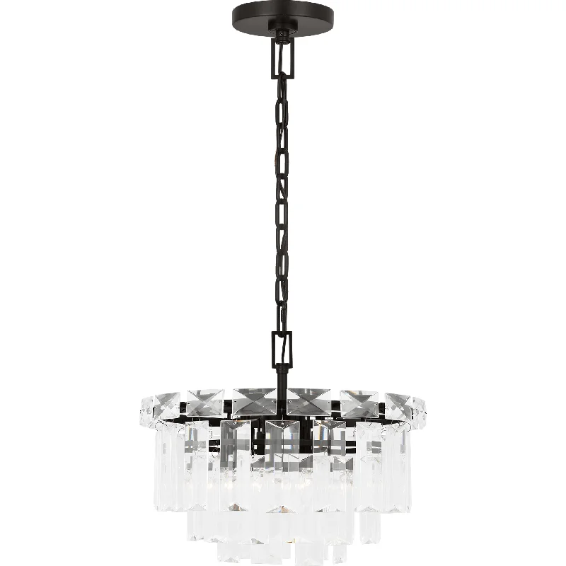 Chandeliers with Metal Frames in Black FinishChandeliers with Metal Frames in Black FinishArden Small Chandelier
