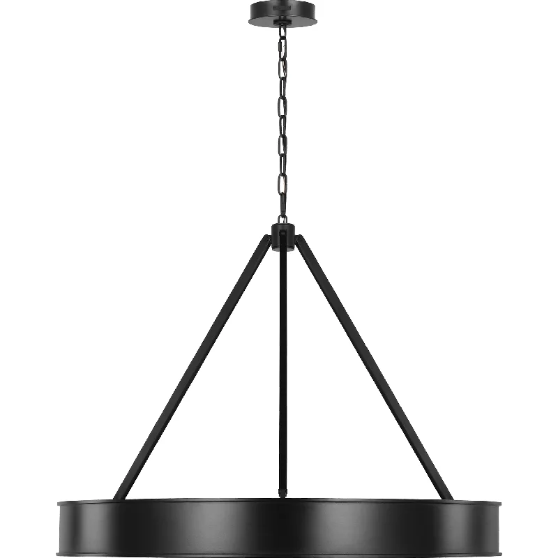 Chandeliers with Metal Frames in Black FinishChandeliers with Metal Frames in Black FinishLeonard Large Chandelier Chandeliers with Metal Frames in Black FinishChandeliers with Metal Frames in Black FinishLeonard Large Chandelier