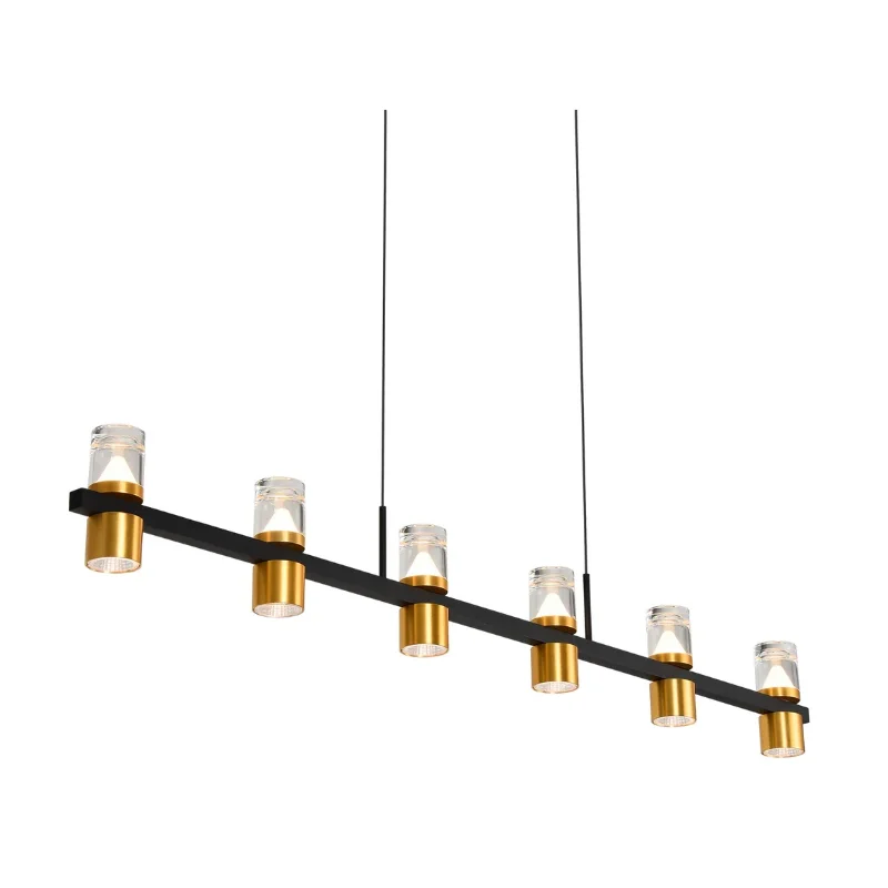 Chandeliers with Frosted Glass for a Softer Light DiffusionChandeliers with Frosted Glass for a Softer Light DiffusionVONN VMC34247 Artisan Ellegi 6-lt 47" LED Linear Chandelier Chandeliers with Frosted Glass for a Softer Light DiffusionChandeliers with Frosted Glass for a Softer Light DiffusionVONN VMC34247 Artisan Ellegi 6-lt 47" LED Linear Chandelier