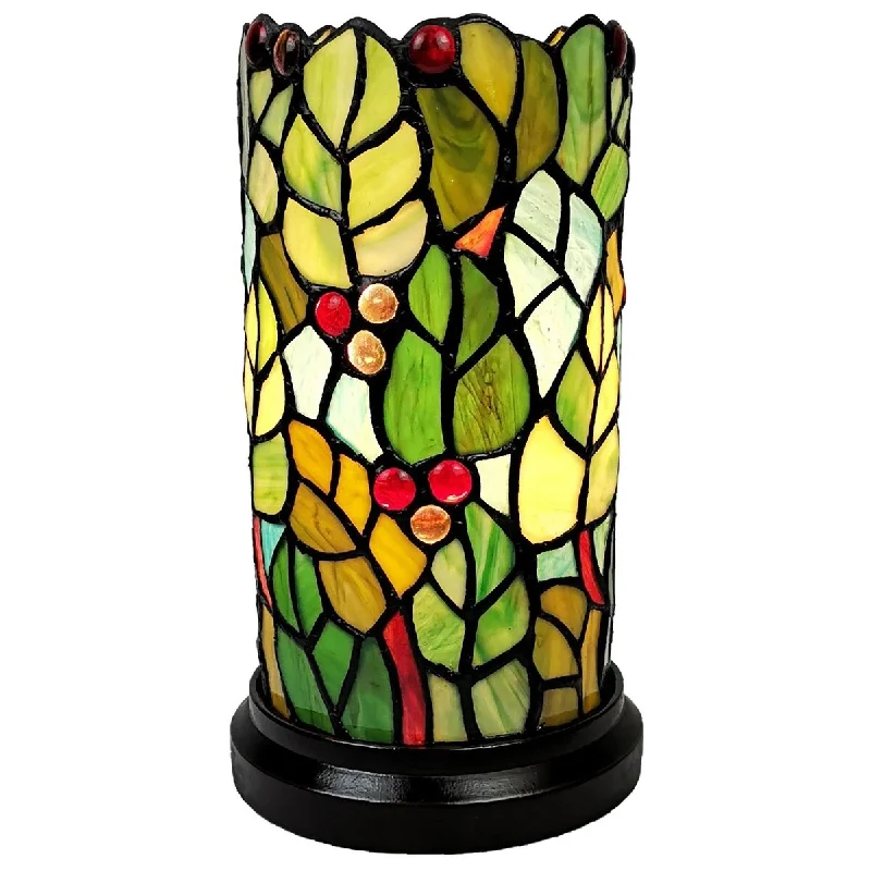 fabric table lamps with a linen shade for a relaxed and breathable lookfabric table lamps with a linen shade for a relaxed and breathable look11" Tiffany Style Red Berries Accent Table Lamp