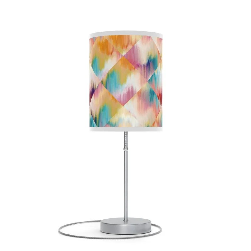 bohemian table lamps with colorful patterns for eclectic bedroomsbohemian table lamps with colorful patterns for eclectic bedrooms20" Silver Table Lamp With White And Colorful Abstract Ikat Cylinder Shade bohemian table lamps with colorful patterns for eclectic bedroomsbohemian table lamps with colorful patterns for eclectic bedrooms20" Silver Table Lamp With White And Colorful Abstract Ikat Cylinder Shade