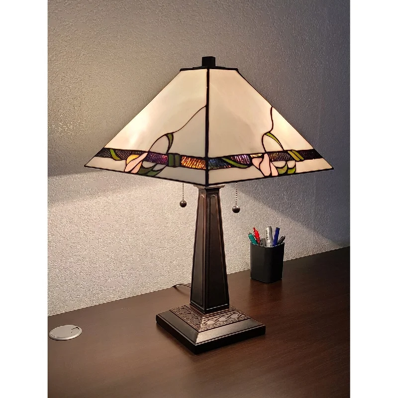 bohemian table lamps with colorful patterns for eclectic bedroomsbohemian table lamps with colorful patterns for eclectic bedrooms23" White Stained Glass Floral Two Light Mission Style Table Lamp bohemian table lamps with colorful patterns for eclectic bedroomsbohemian table lamps with colorful patterns for eclectic bedrooms23" White Stained Glass Floral Two Light Mission Style Table Lamp