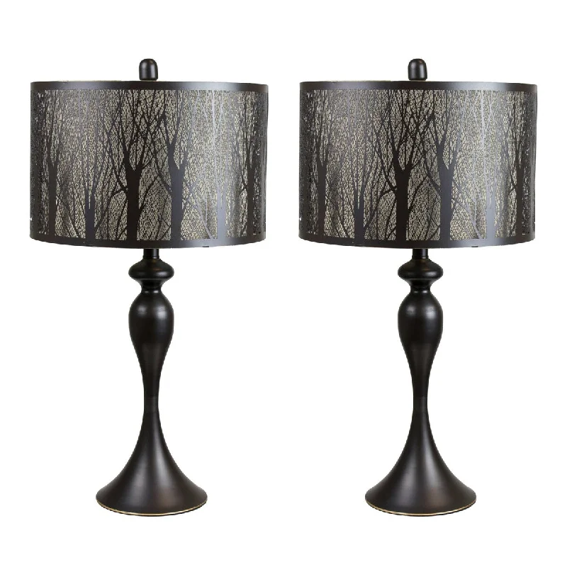 Oil Rubbed Bronze/Oatmeal Linen