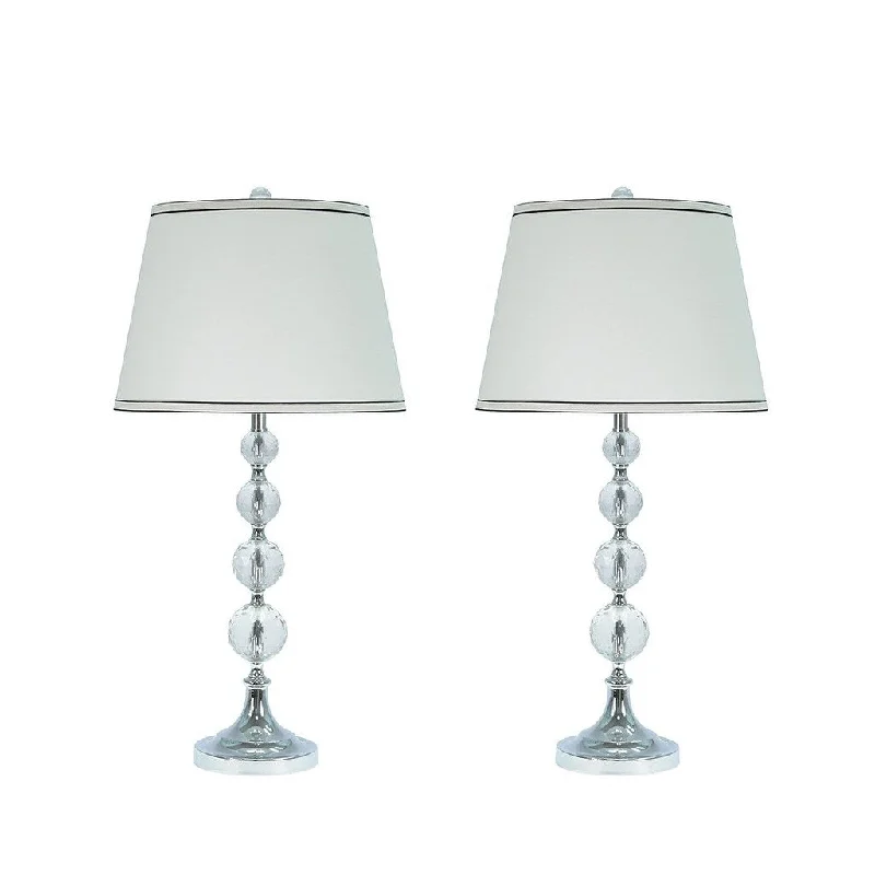 crystal table lamps with dazzling prisms for a glamorous effectcrystal table lamps with dazzling prisms for a glamorous effectAspen Creative Two Pack Set 30" High Crystal Glass Table Lamp, Chrome Finish and Hardback Empire Lamp Shade in Off White crystal table lamps with dazzling prisms for a glamorous effectcrystal table lamps with dazzling prisms for a glamorous effectAspen Creative Two Pack Set 30" High Crystal Glass Table Lamp, Chrome Finish and Hardback Empire Lamp Shade in Off White