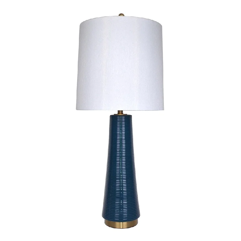 wooden table lamps with natural grain for a warm and organic feelwooden table lamps with natural grain for a warm and organic feelCeramic Ribbed Table Lamp, Teal, 30"