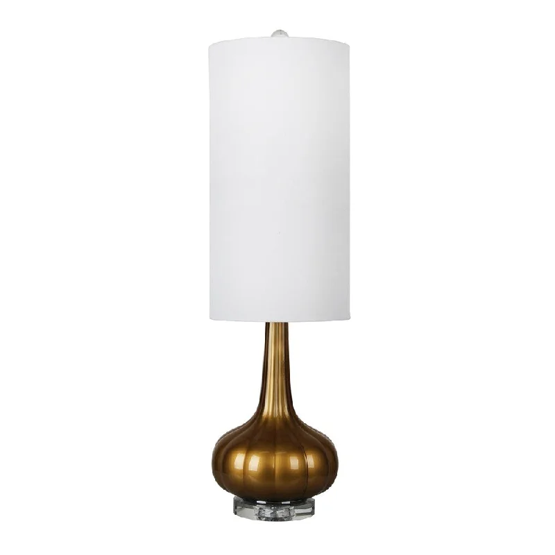 fabric table lamps with a linen shade for a relaxed and breathable lookfabric table lamps with a linen shade for a relaxed and breathable lookGlass 36" Genie Table Lamp, Gold