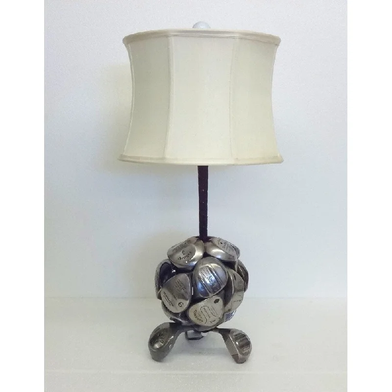 wooden table lamps with natural grain for a warm and organic feelwooden table lamps with natural grain for a warm and organic feelGolf Clubs Round Table Lamp