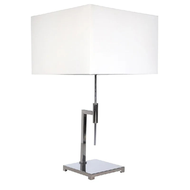 metal table lamps with a matte black finish for a sleek appearancemetal table lamps with a matte black finish for a sleek appearanceMetal 29" Abstract Table Lamp, Silver