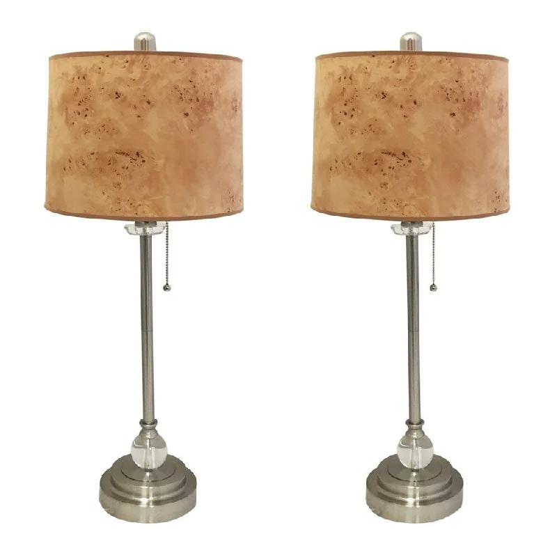 wooden table lamps with natural grain for a warm and organic feelwooden table lamps with natural grain for a warm and organic feelRoyal Designs 28" Brushed Nickel Buffet Lamp with Light Brown Wood Texture Hardback Lamp Shade, Set of 2 wooden table lamps with natural grain for a warm and organic feelwooden table lamps with natural grain for a warm and organic feelRoyal Designs 28" Brushed Nickel Buffet Lamp with Light Brown Wood Texture Hardback Lamp Shade, Set of 2