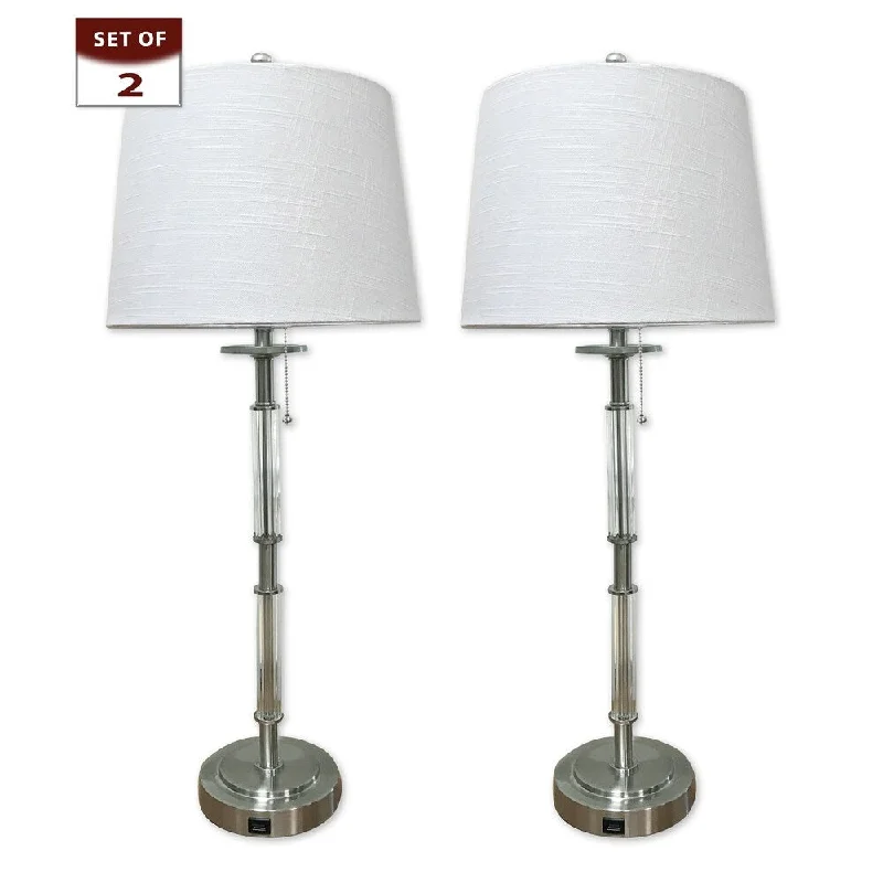 industrial style table lamps with exposed bulbs for loft apartmentsindustrial style table lamps with exposed bulbs for loft apartmentsRoyal Designs Set of 2 Lamps and Shades with USB Charging Port and Crystal Columns, Brush Nickel Finish industrial style table lamps with exposed bulbs for loft apartmentsindustrial style table lamps with exposed bulbs for loft apartmentsRoyal Designs Set of 2 Lamps and Shades with USB Charging Port and Crystal Columns, Brush Nickel Finish